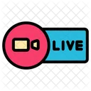 Live Button  Icon
