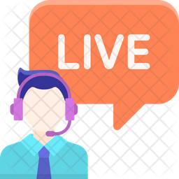 Live Chat Icon Of Flat Style Available In Svg Png Eps Ai Icon Fonts