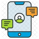 000 Communication Network Message Icon