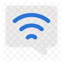 Live Chat Chat Wifi Icon