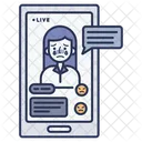 Live Video Socail Icon