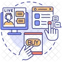 Live chat  Icon