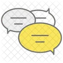 Live Chat Support Communication Video Icon