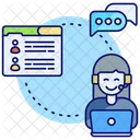 Live Chat Support Icon