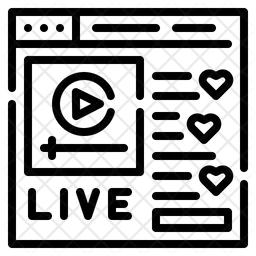 Live Coding Video  Icon