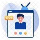 Live Communication  Icon