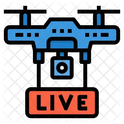 Live Drone Broadcast  Icon