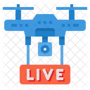 Live Drone Broadcast  Icon