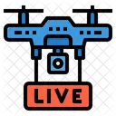 Live Drone Broadcast  Icon