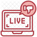 Live Feedback Live Review Live Rating Icon