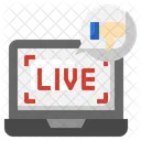 Live Feedback Live Review Live Rating Icon