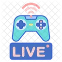 Live Gaming Online Game Gaming Stream Icône