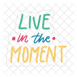 Live in the moment  Icon