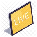 Live Match Live Media Live Transmission Icon