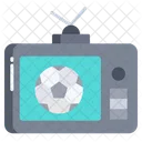Live Match Football Match Broadcasting Icon