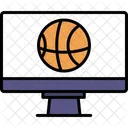 Live Match Basketball Television Icon