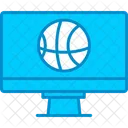Live Match Basketball Television Icon