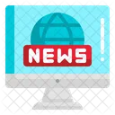 Live News Broadcast News Report Icon