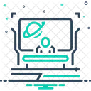 Live News Live Transmission Broadcasting Icon