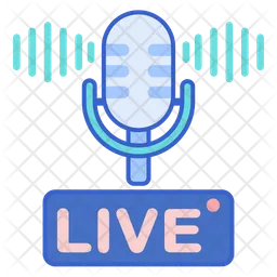 Live-Podcast  Symbol