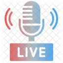 Live Podcast  Icon