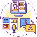 Online Live Session Icon
