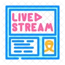 Live Streaming Conference Icon