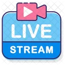 Live Stream  Icon