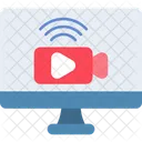 Live Stream Multimedia Video Icon