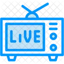 Live Streaming Marketing Icon Icon
