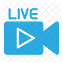 Live Streaming Camera Video Icon