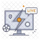 Live Streaming Television Live Icon