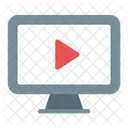 Streaming Live Video Icon