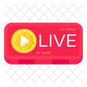 Live Streaming Live Video Online Video Icon