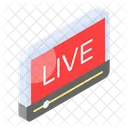 Live Streaming Multimedia Icon