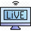 Live Streaming Streaming Video Icon