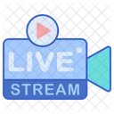 Live Streaming Live Video Live Video Shoot Icône