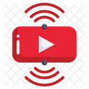Live Streaming Vlog Entertainment Social Media Icon