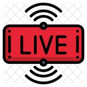 Live Streaming Ui Entertainment Icon