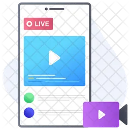 Live Streaming  Icon