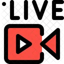 Live Streaming Live Video Broadcast Icon