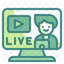 Live Streaming Video Streaming Multimedia Icon