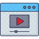Live Streaming Online Video Video Stream Icon