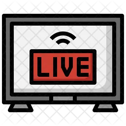 Live Streaming  Icon