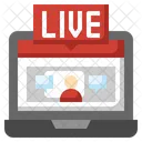 Live Streaming Live Streaming Symbol