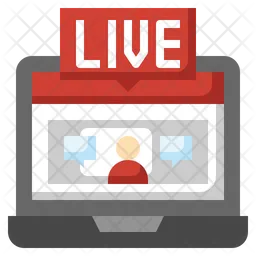 Live Streaming  Icon