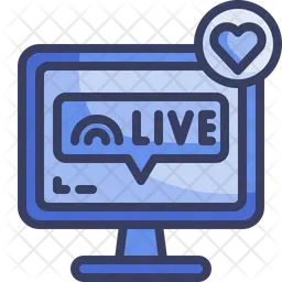 Live streaming  Icon