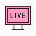 Live Streaming  Icon
