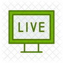 Live Streaming Video Streaming Media Icon