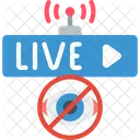 Live streaming  Icon